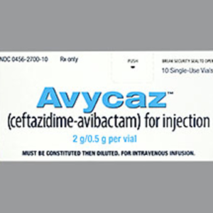Avycaz (ceftazidime and avibactam) inj. 2.5g per Vial - 10 SDV