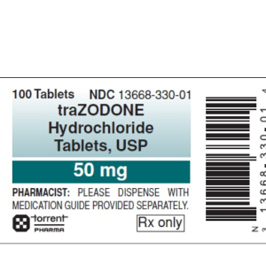 Trazodone 50mg tablets - 100ct