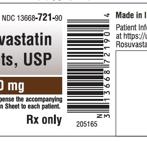 Rosuvastatin 10mg tablets - 90ct