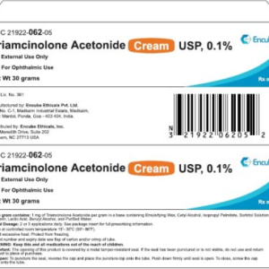 Triamcinolone Acetate 0.1% Cream - 30gm