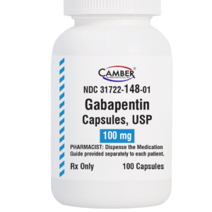 Gabapentin 100mg capsules - 100ct
