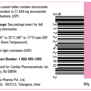 Atorvastatin 20 mg tablets - 90/ btl