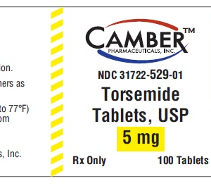 Torsemide 5mg tabs - 100/btl