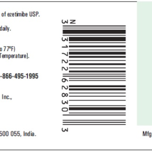 Ezetimibe 10 mg tablets - 30/ btl