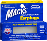 Mack's Earplugs Maximum Comfort - Pillow Soft Silicone - 2 pr/Bx