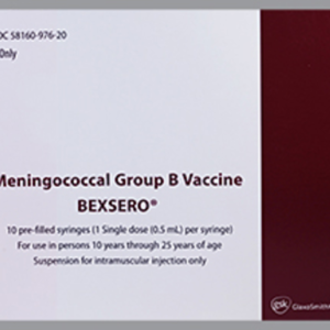 BEXSERO Meningococcal Group B Vaccine - 10 PFS (Refrigerate)