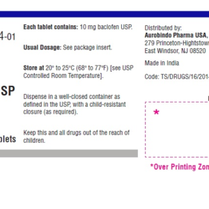 Baclofen 10 mg tablets - 100/btl