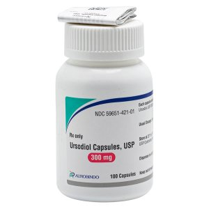 Ursodiol 300 mg Capsules - 100/btl