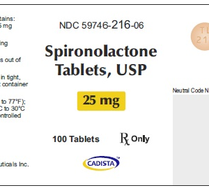 Spironolactone 25mg tablets - 100/btl