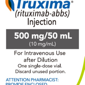 Truxima (rituximab-abbs) 500 mg/50 ml vial (refrigerate)
