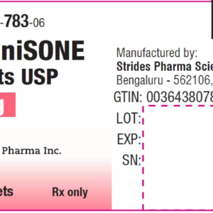 Prednisone 5 mg tablets - 100/btl