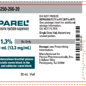 Exparel 1.3% 13.3 mg/mL - 20 ml Vial 10/pk (refrigerate)