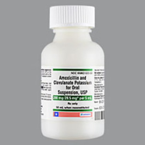 Amoxicillin and Clavulanate Potassium 200 mg/ 28.5 mg per 5 ml Oral Sol. - 50ml btl