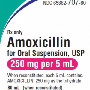 Amoxicillin 250 mg/5 ml OS - 80ml
