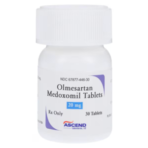 Olmesartan Medoxomil 20mg tablets - 30ct