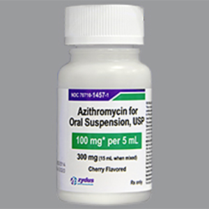 Azithromycin 100mg/5ml - 15mL
