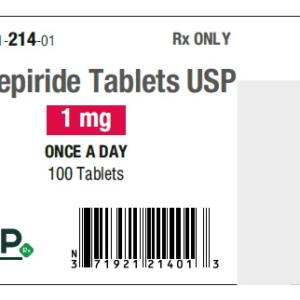 Glimepiride 1 mg tablets - 100/ btl