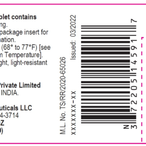 Famotidine 20 mg Tablets - 100/btl