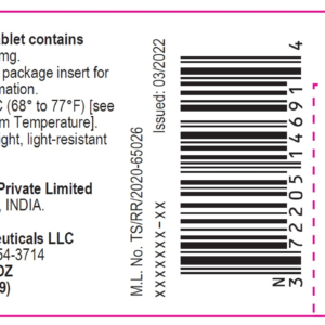 Famotidine 40 mg tablets - 100/ btl
