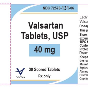 Valsartan 40mg tabs - 30btl