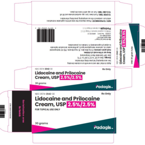 Lidocaine & Prilocaine Cream 2.5%/2.5% - 30g
