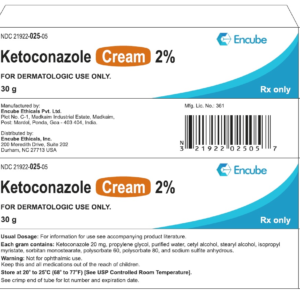 Ketoconazole 2% Cream - 30 g