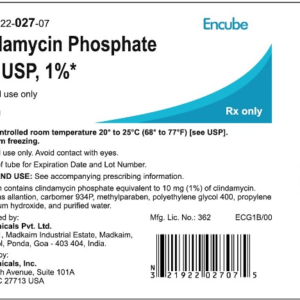 Clindamycin Phosphate 1% Gel 60gm