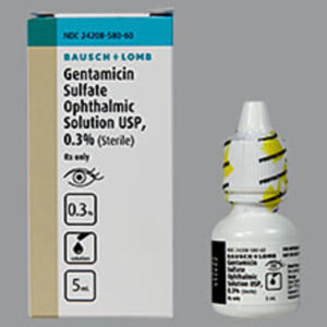 Gentamicin 0.3% Ophthalmic Solution - 5mL