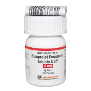Bisoprolol Fumarate 5mg tablets - 100/btl