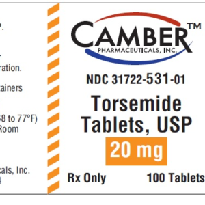 Torsemide 20mg Tablets - 100ct