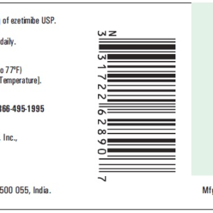 Ezetimibe 10 mg tablets - 90/btl