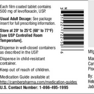 Levofloxacin 500 mg tablets - 50/btl