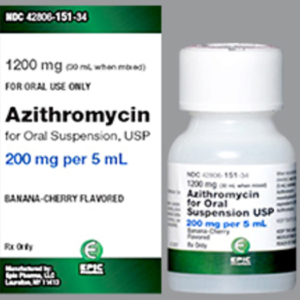 Azithromycin Oral Solution 200mg/5ML bottle - 30ml