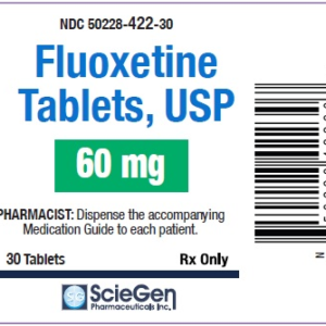 Fluoxetine 60 mg tablets - 30 / btl