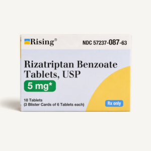 Rizatriptan Benzoate 5 mg tabs - 18UD