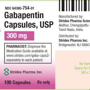 Gabapentin 300 mg capsules - 100/ btl
