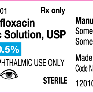 Moxifloxacin 0.5% Opthalmic Solution - 3ML