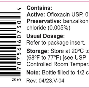 Ofloxacin 0.3% O/S -  5 ml