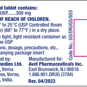 Allopurinol 300 mg tablets - 100/btl