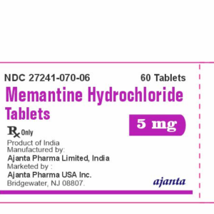 Memantine HCL 5mg Tablets - 60ct