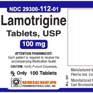 Lamotrigine 100 mg tablets - 100/btl