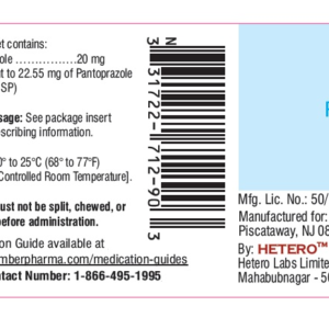 Pantoprazole 20mg tablets - 90/btl