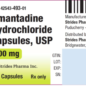 Amantadine HCL 100mg capsules - 100/btl