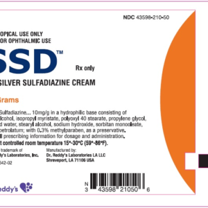 Silver Sulfadiaziene 1% Cream - 50GM