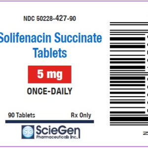 Solifenacin Succinate tab 5mg - 90/btl