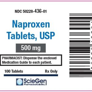 Naproxen 500 mg tablets - 100/btl