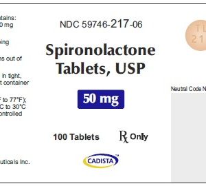 Spironolactone 50 mg tablets - 100/ btl