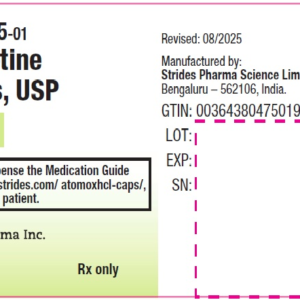 Atomoxetine 40 mg capsules - 30/ btl