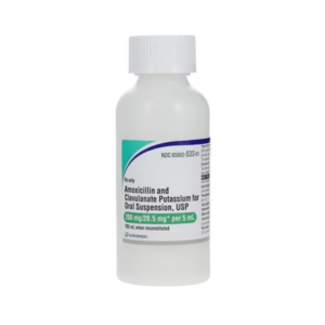 Amoxicillin/Clavulanate 200 mg/28.5 mg Oral Susp - 100 mL btl.