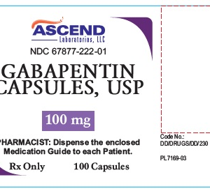 Gabapentin 100 mg capsules - 100/ btl